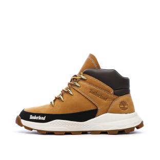 Baskets Camel Garçon Junior Timberland Brooklyn Euro pas cher