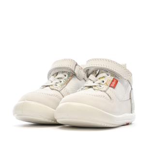 Baskets Hautes Beige Fille Kickers Bottillon vue 6