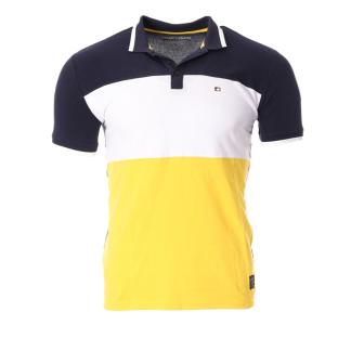 Polo Marine/Jaune homme Teddy Smith Prover pas cher