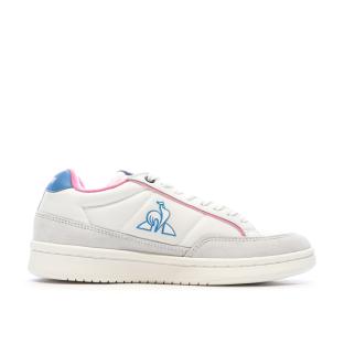 Baskets Blanches/Roses/Bleu Femme Le Coq Sportif Noah vue 0
