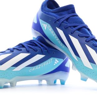 Chaussures de football Bleu Homme Adidas Crazyfast vue 7