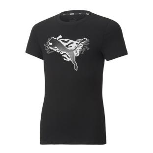 T-shirt Noir Fille Puma Alpha G pas cher
