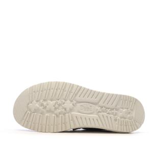 Chaussures Grises Chiné Homme Hey Dude Wally Jersey vue 5