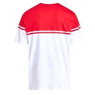 T-shirt Blanc/Rouge Homme Fila Print vue 2