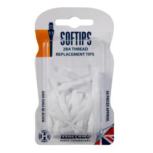 Pointes Plastiques Blanches Harrows Softips 2BA vue 0