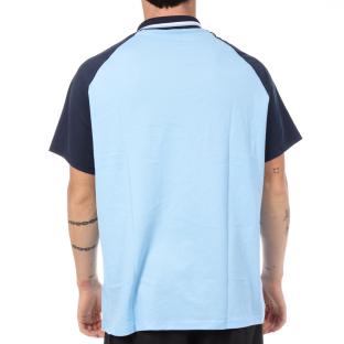 Aviron Bayonnais Polo Bleu Homme Le Coq Sportif Présentation vue 0
