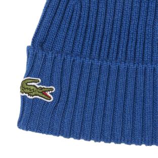 Bonnet Bleu Homme Lacoste hjm vue 0