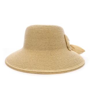 Chapeau de Paille Beige Femme Via Lorenzo Bohème vue 0