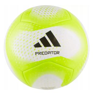 Ballon Blanc/Jaune Fluo Adidas Predator vue 0