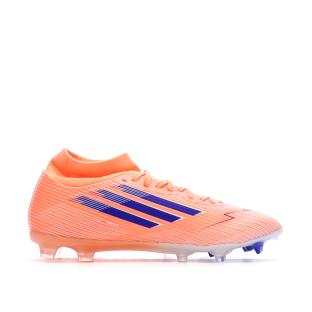 Chaussures de Foot Orange Adidas F50 League Mid FG/MG vue 0