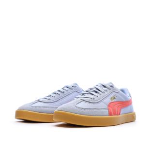 Basket Bleu/Orange Mixte Puma Club Ii Era vue 0