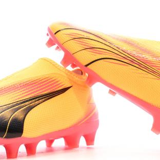 Chaussures de football Orange/Rose Garçon/Fille Puma Ultra Match vue 7