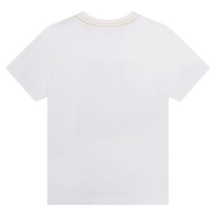 T-Shirt Blanc Garçon Timberland T60092 vue 0