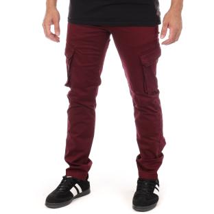 Pantalon Rouge Bordeaux Homme Paname Brothers Live pas cher