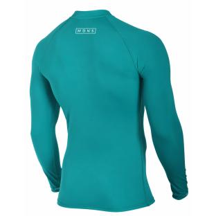 T-Shirt Manches Longues Turquoise Bleu Ocean Step Rashvest vue 0