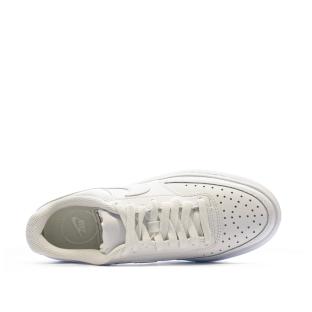 Baskets Blanches Femme Nike Court Vision Alta vue 0