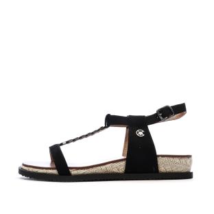 Sandales Noir paille Femme Chattawak Summer vue 0