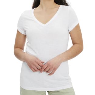 T-shirt Blanc Femme Only Wrongly pas cher