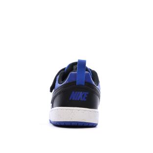 Baskets Bleu/Noires Garçon Nike Court Borough vue 3