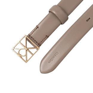 Ceinture Grise Femme Calvin Klein Jeans Emblem vue 2