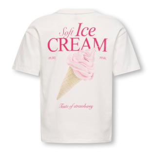 Camiseta blanca/rosa para niña, ONLY Koghelen ver 0