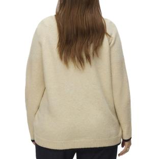 Pull Blanc/Beige Femme Vero Moda Curve Caquarius vue 0
