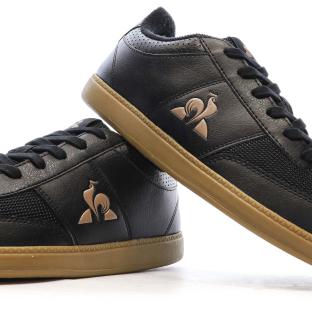 Baskets Noires/Camel Homme Le Coq Sportif Derby vue 7
