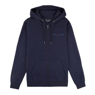 Sweat Zippé Marine Homme Teddy Smith Giclass 30J pas cher