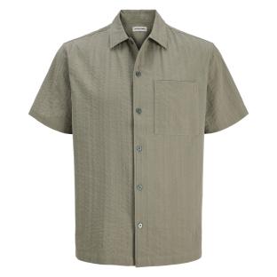 Chemise Kaki Homme Jack & Jones Heaston vue 0