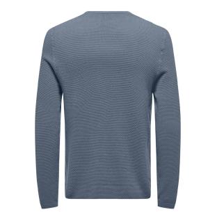 Pull Bleu Homme Only & Sons Spanter vue 0