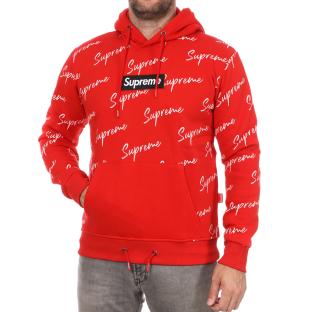 Sweat à Capuche Rouge Homme Supreme Grip Ally pas cher