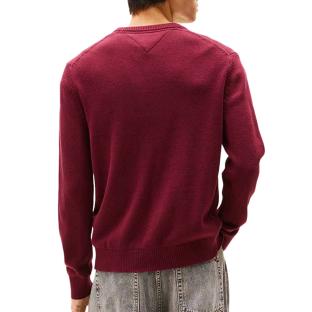 Pull Bordeaux Homme Tommy Hilfiger Slims vue 0