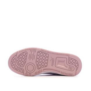 Puma Rebound V6 Low Sneaker für Damen in Weiß/Pastellrosa Ansicht 0
