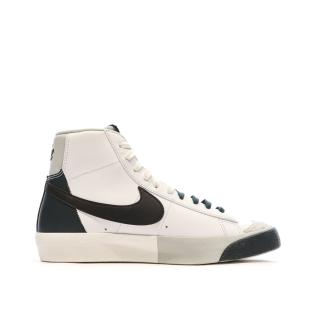 Baskets Blanches/Bleu Garçon Nike Blazer Mid '77 vue 2