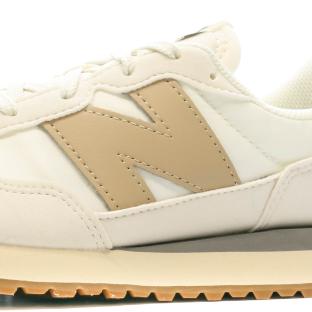 Baskets Blanches Fille New Balance 237 vue 7