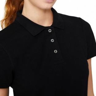 Polo Noir Femme Dickies Fitted vue 2