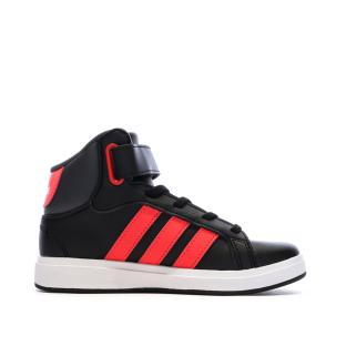 Baskets Noir Garçon Adidas Grand Court Mid vue 0