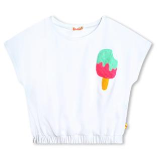 Weißes T-Shirt für Mädchen von Billieblush U20073 Ansicht 0