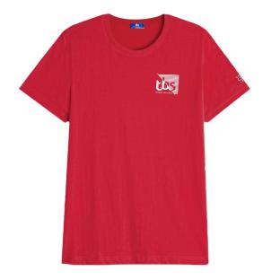 T-shirt Rouge Homme TBS Logo Tee pas cher