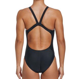 Maillot de bain Noir Femme Nike Fastback vue 2