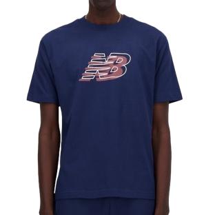 T-shirt Violet Homme New Balance Graphic vue 0