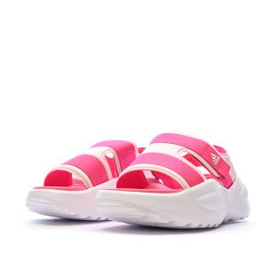 Sandales Roses/Blanches Fille Adidas Mehana vue 0