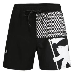 Short de Bain Blanc/Noir Homme Gotcha 963500 pas cher