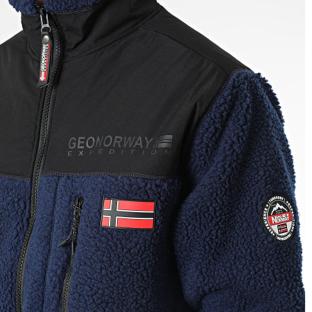 Polaire Marine Homme Geographical Norway Tuvalu vue 2