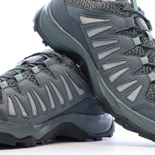 Chaussures de randonnées Bleu Grisé Homme Salomon Eos Aero vue 0