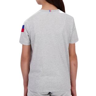 T-Shirt Gris Fille Le Coq Sportif N°1 ChinÉ vue 0