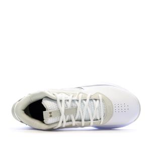 Chaussures de Basket Blanche/Beige Homme Under Armour Lockdown 6 vue 4