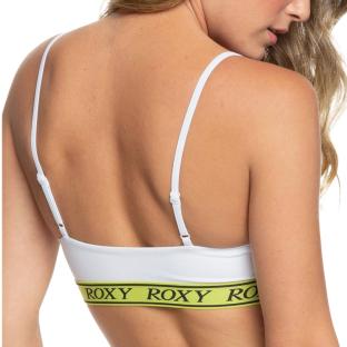 Haut De Bikini Blanc Femme Roxy Kelia Athletic Bralette vue 2