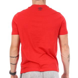 T-shirt Rouge Homme Umbro Outl Net vue 0