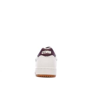 Baskets Blanches Homme Converse Leather vue 3